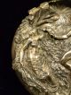 Signed Sheffield Plate Silver Over Copper Relief Roundel Plaque W/ Sterling 1848 Metalware photo 5