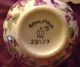 Royal Crown Creamer With Saucer,  White With Purple Violets Cups & Saucers photo 4