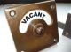 Antique Finish Vacant Engaged Toilet Bathroom Lock Bolt Indicator Door Knobs Locks & Keys photo 1