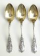 Rare Early Gorham Sterling Silver Mythologique 6 Flatware Table Spoons Gold Gild Gorham, Whiting photo 2
