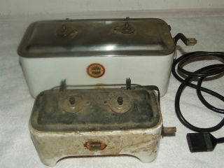 Antique Pair 1920 ' S Renwal Medical Sterilizers From Doctor ' S Office Estate photo