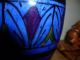 Antique Moroccan Safi Pottery - Stunning Blue Vase Marked On Base Other photo 1