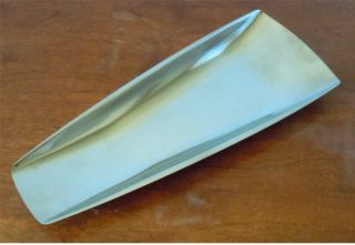 Mid Century Modern Gense Sweden Stainless Steel Bread Tray Pierre Forssell photo