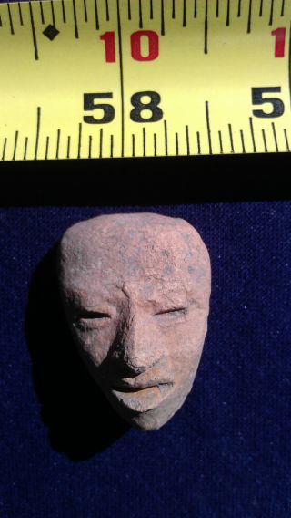 Precolumbian Sculpture 58,  Teotihuacán,  Mexico,  Open Mouth,  Prob.  1,  500+ Yrs Old photo