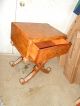 Vtg Hollywood Regency Leather Clad X - Base Side End Hall Table Stand Quality Make Post-1950 photo 10