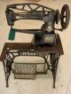 Two Singer 29 - 4 Leather Patcher Treadle Sewing Machines,  Industrial Cylinder Arm Sewing Machines photo 4