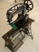 Two Singer 29 - 4 Leather Patcher Treadle Sewing Machines,  Industrial Cylinder Arm Sewing Machines photo 6