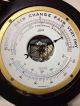 Vintage Schatz German Marine Ships Clock Barometer Clocks photo 2