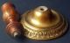 Very Rare & Untouched French Louis 14th Formal Bronze Desk Candlestick,  Ca.  1725 Metalware photo 7