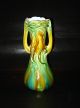 Antique Majolica French Art Nouveau Tulip Porcelain Vase 6944 7 3/4 