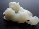A Pale Celadon Jade Lion And Cub Group Carving - Qing Dynasty,  China Other photo 3