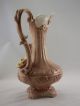 Pristine Antique Footed Bassano Capodimonte Porcelain Ewer Pitcher Italy Pitchers photo 3