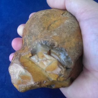 British Large Lower Palaeolithic Flint Tool From Dorset England photo