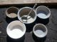 Primitive Enamel Metal Cooking Bowls With Ladel Can Be Hung Primitives photo 1