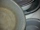 Primitive Enamel Metal Cooking Bowls With Ladel Can Be Hung Primitives photo 2