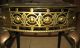 Antique Fireplace Footman / Trivet / Stand,  Ornate Brass,  Tree/stars,  13 - 1/2 
