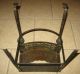 Antique Fireplace Footman / Trivet / Stand,  Ornate Brass,  Tree/stars,  13 - 1/2 