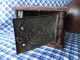 19thc Country Pierced Tin Sleigh Foot Warmer Diamonds & Circles Use As Lantern Primitives photo 1