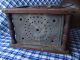 19thc Country Pierced Tin Sleigh Foot Warmer Diamonds & Circles Use As Lantern Primitives photo 2