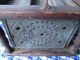 19thc Country Pierced Tin Sleigh Foot Warmer Diamonds & Circles Use As Lantern Primitives photo 5