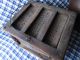 19thc Country Pierced Tin Sleigh Foot Warmer Diamonds & Circles Use As Lantern Primitives photo 6