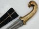 A 19th C Dagger With Gold Damascened Work With Fine Wootz Steel. Middle East photo 6