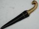 A 19th C Dagger With Gold Damascened Work With Fine Wootz Steel. Middle East photo 7