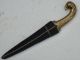 A 19th C Dagger With Gold Damascened Work With Fine Wootz Steel. Middle East photo 3