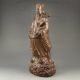 Collectibles Hand - Carved Chinese Eaglewood Hard Wood Statue Fortune Taoism Deity Men, Women & Children photo 3