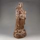 Collectibles Hand - Carved Chinese Eaglewood Hard Wood Statue Fortune Taoism Deity Men, Women & Children photo 5