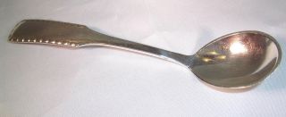 Georg Jensen Sterling Silver Egg Or Preserve Spoon Rope photo