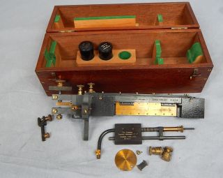 C 1920 ' S Cambridge Instruments W/? Gilded Quartz Fibre? Test Equipment Item photo