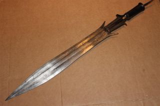 Gabon Old African Knife Epée Ancien D ' Afrique Fang Africa Afrika Couteau Zwaard photo