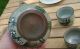 Old Japanese Kutani Tea Pot Cups Set Stoneware Floral Signed/marked Hand Thrown Other photo 7