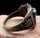 Tibetan Silver Bring Auspicious Omen Characters & Elephant On Ring Rings photo 2