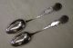 2 Frank M.  Whiting George Iii Sterling Serving Spoons,  C.  1891 Flatware & Silverware photo 11