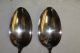 2 Frank M.  Whiting George Iii Sterling Serving Spoons,  C.  1891 Flatware & Silverware photo 4