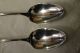 2 Frank M.  Whiting George Iii Sterling Serving Spoons,  C.  1891 Flatware & Silverware photo 5