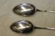 2 Frank M.  Whiting George Iii Sterling Serving Spoons,  C.  1891 Flatware & Silverware photo 8