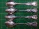 4 Old Colonial Teaspoons Sterling Silver By Towle 5 - 5/8 Inch Spoon 104 Grams Flatware & Silverware photo 4