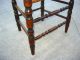 Vintage French Country Style Tall Back Twine Rush Accent Chair /ladderback Chair Post-1950 photo 6