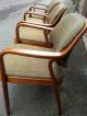 Vintage Knoll 1105 Petitt Chair Walnut Mid Century Modern Post-1950 photo 5