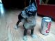 Antique Cast Iron Boston Terrier Dog Door Stop Hubley Metalware photo 2