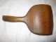 Early Primitive Wooden Spoon / Scoop W/ Rounded Handle: 9”long,  5.  5”x5”x1 Primitives photo 1