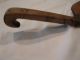 Early Primitive Wooden Spoon / Scoop W/ Hook On Handle: 10.  5”long,  5”x4.  75”x1” Primitives photo 3