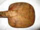 Early Primitive Wooden Spoon / Scoop W/ Hook On Handle: 10.  5”long,  5”x4.  75”x1” Primitives photo 5