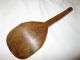 Early Primitive Wooden Spoon / Scoop: 8”long,  3”x4”x0.  5” Primitives photo 1