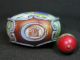 Chinese Boy Play Hand Painted Carved Peking Glass Snuff Bottle Snuff Bottles photo 5