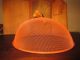 Primitive Country Pantry Fall Pumpkin Tone Food Cover Dome Shoo Fly Mesh Cover Primitives photo 1