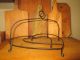 Primitive Country Pantry Cupboard Heart Metal Pie Cooling Rack Pie Rack Black Primitives photo 1